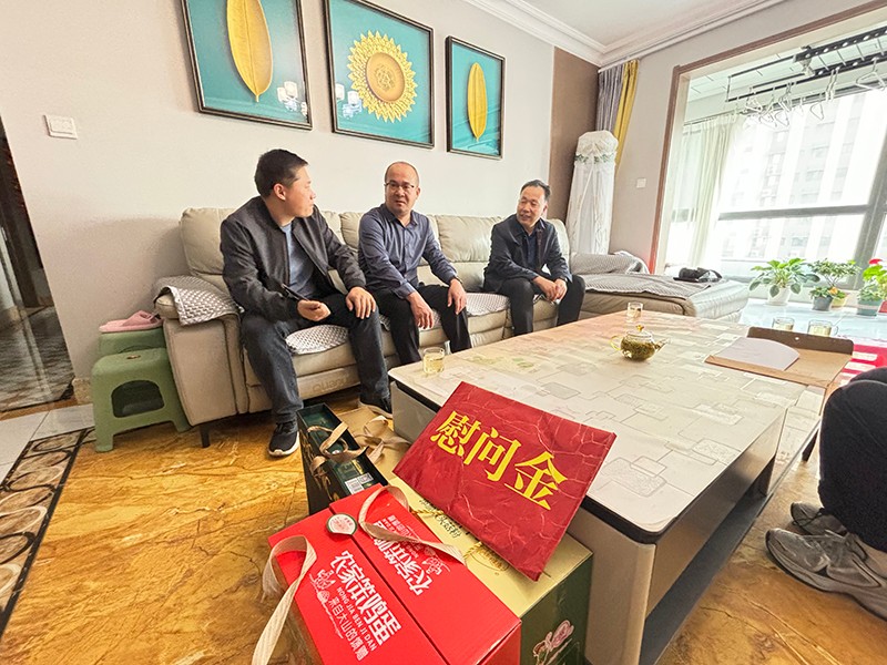 0324愛心匯聚暖人心 山東盛源為員工發起愛心募捐活動（朱海燕 郝曉霞）