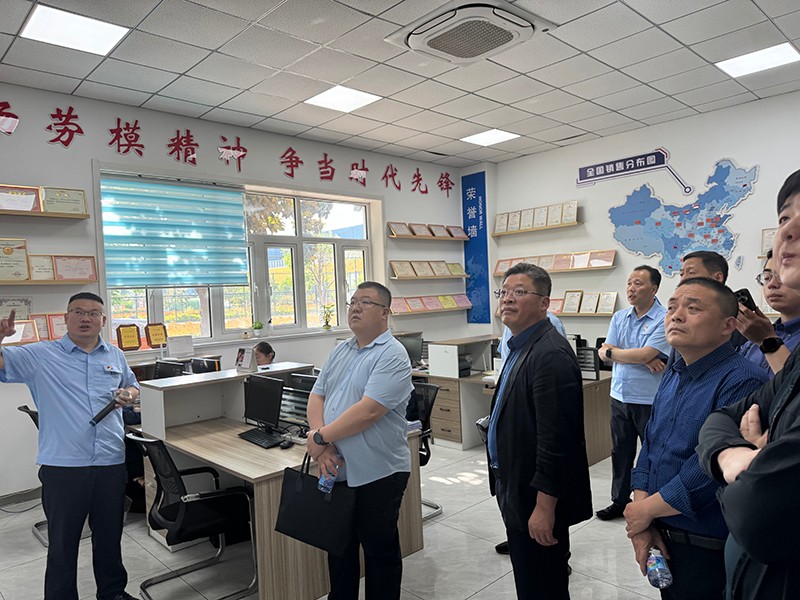 0512山東省總工會調研組到盛源公司調研指導(王聰 朱海燕)