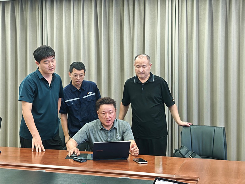 0718歐迅貿易和星普液壓赴山東盛源濟寧分公司洽談合作（張子嫻）