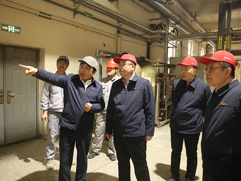 0223集團領導到山東盛源督導復工復產(chǎn) 凝心聚力沖刺首季“開門紅”（郝曉霞 盧大豪）